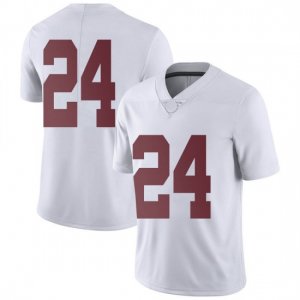 NCAA Youth Alabama Crimson Tide #24 Clark Griffin Stitched College Nike Authentic No Name White Football Jersey PL17R05GS